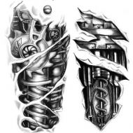 Wzór tatuażu biomechanika